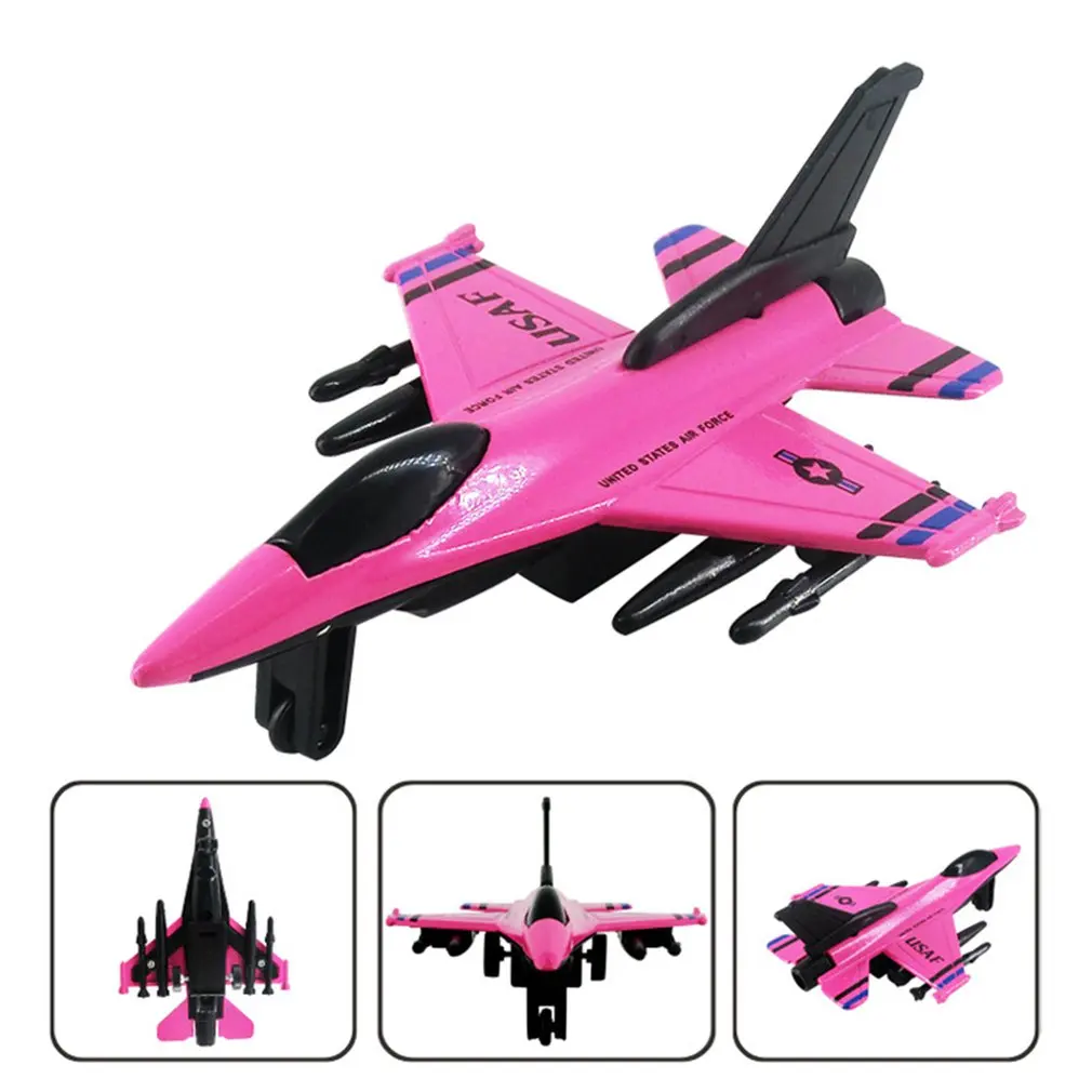 

Military Airplane Fighter Model Kids Pull Back Plane Fighter Metal Alloy Aircraft Plane Model Toys Simulation Aircraft