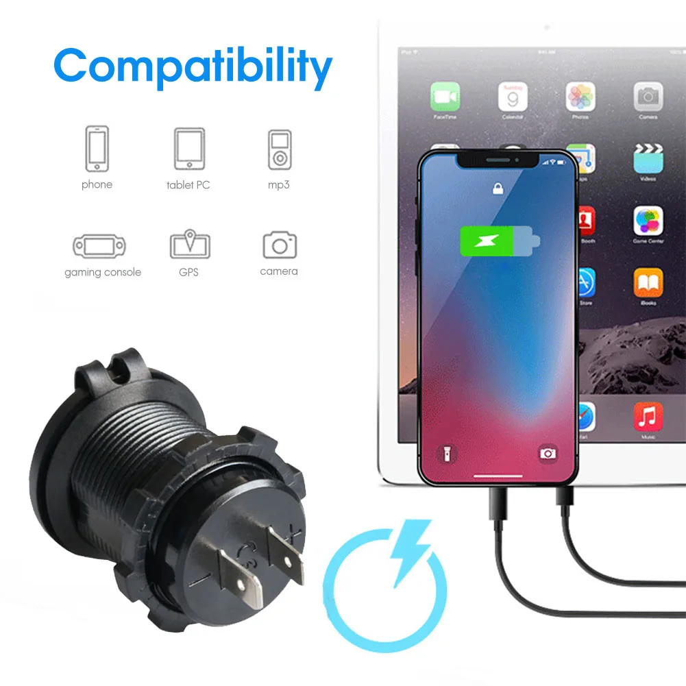 

usb- DC12V-32V Dual Usb 2