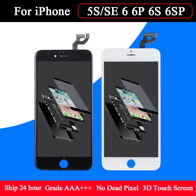 Дигитайзер для iPhone 6 6S 6Plus Plus ЖК дисплей AAAA класса с идеальным 3D сенсорным экраном