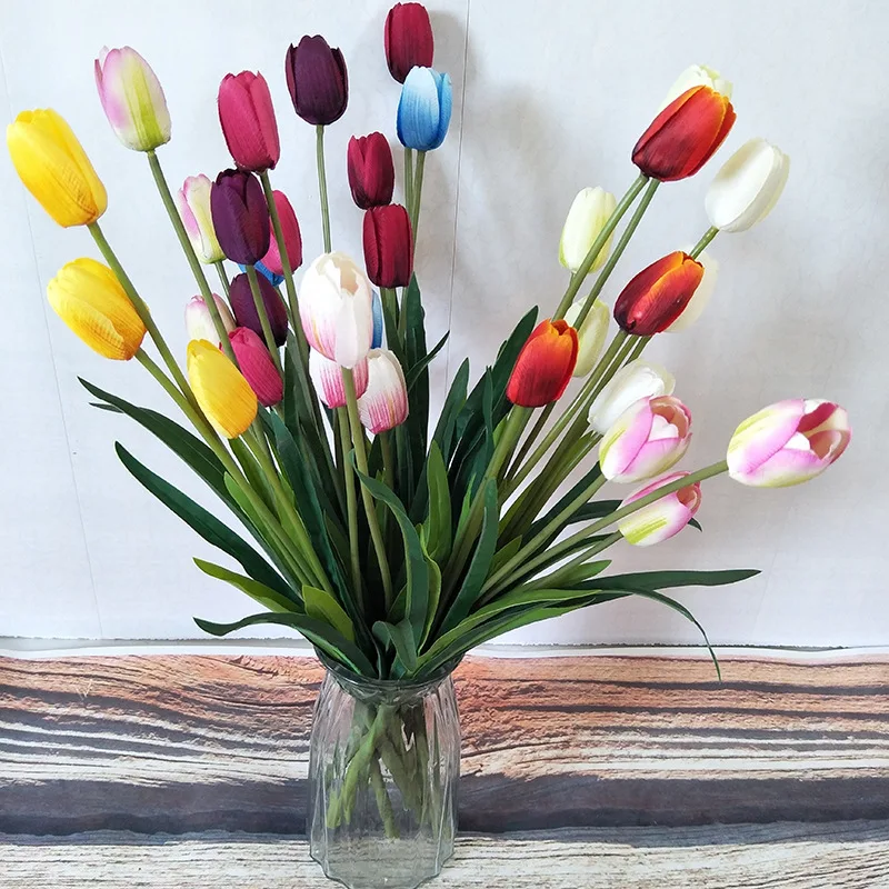 Комплект из 3 предметов голова Искусственные цветы тюльпаны свадебное украшение