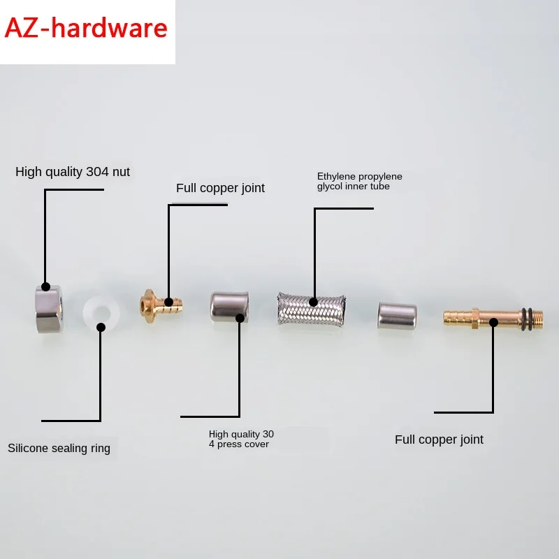 Входная труба крана Взрывозащищенная раковина горячая и холодная водопроводная