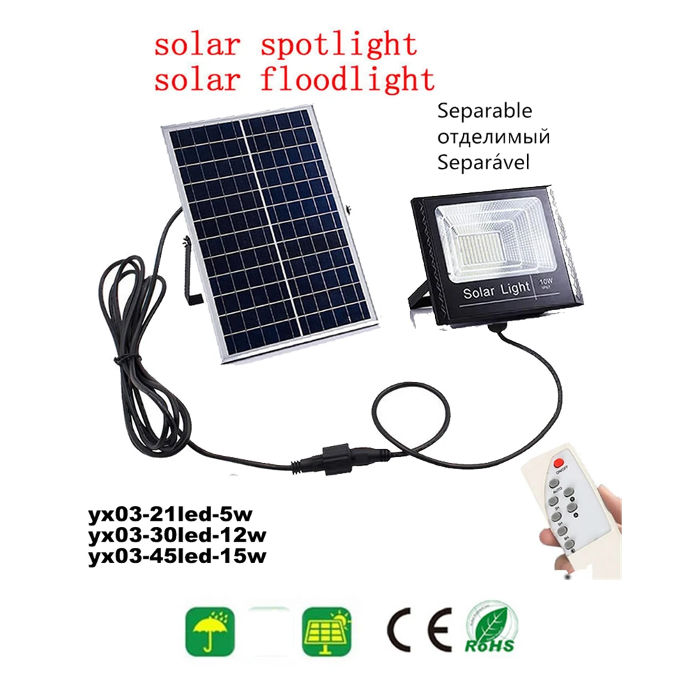 Уличный светодиодный солнечный светильник наружная Солнечная лампа