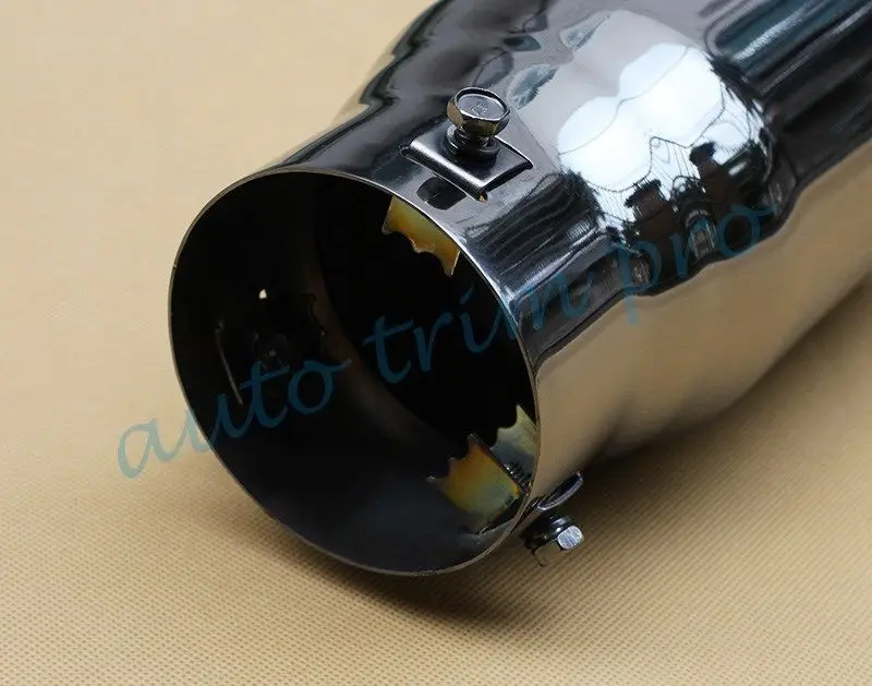 Универсальный глушитель выхлопной трубы наконечник входного хвоста 76 мм 3 дюйма