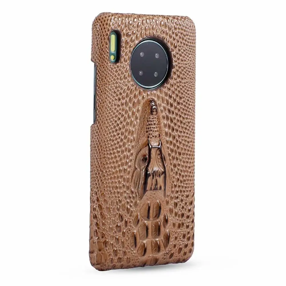 

Чехол-накладка из натуральной кожи с рисунком дракона для Huawei Mate 30 Pro, роскошный ударопрочный чехол в классическом стиле для Huawei Mate 30