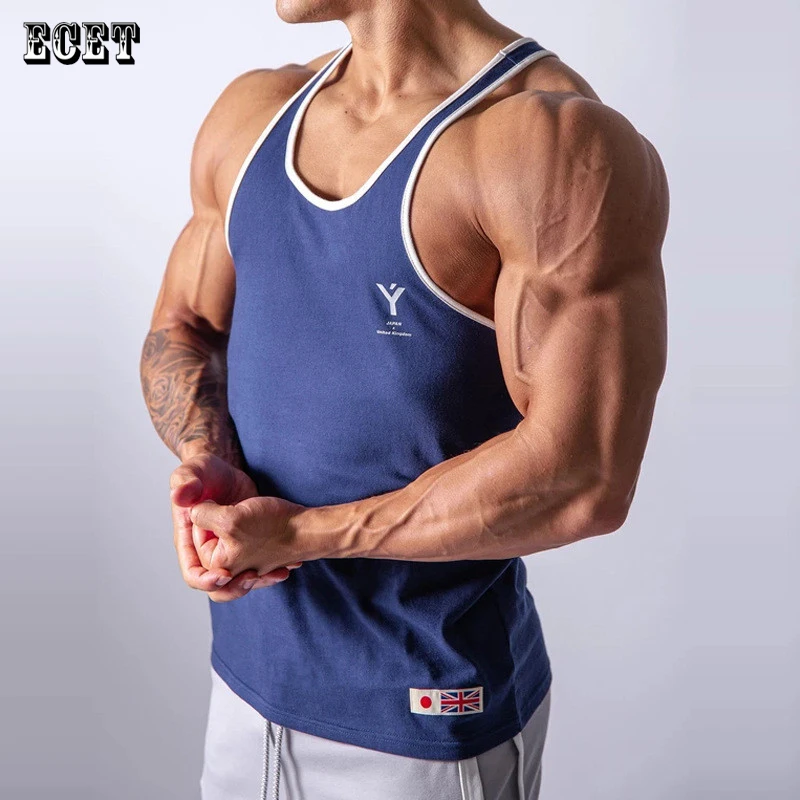 

Summer cotton men’s vest jogger brand sports casual men’s clothing streetwear outdoor running workout sportswear