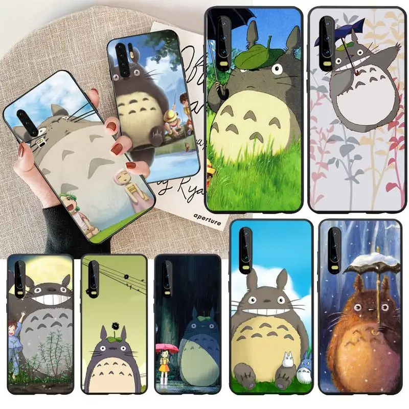 Милый чехол для телефона с рисунком из мультфильма Мой сосед Тоторо Huawei Honor 20 10 9 8