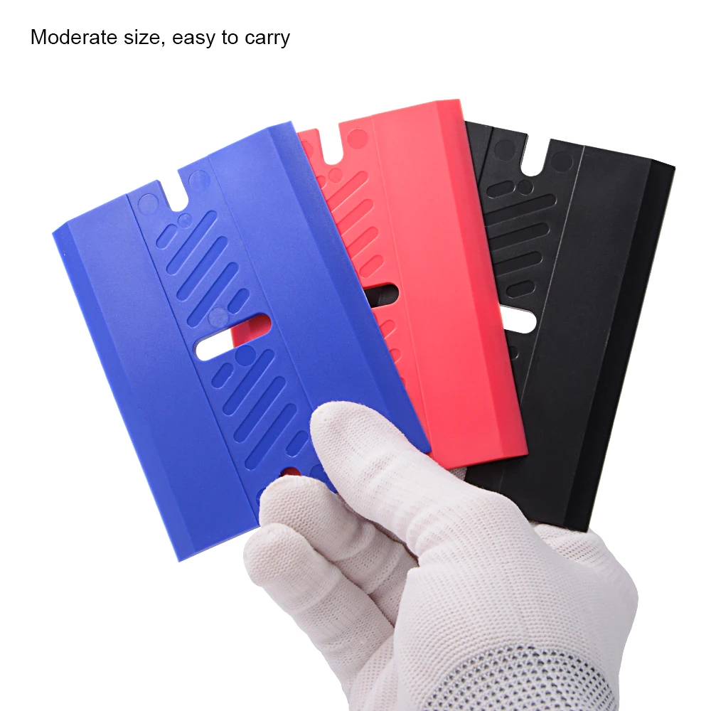 FOSHIO 3 шт. виниловая пленка Ракель автомобильные инструменты углеродное волокно