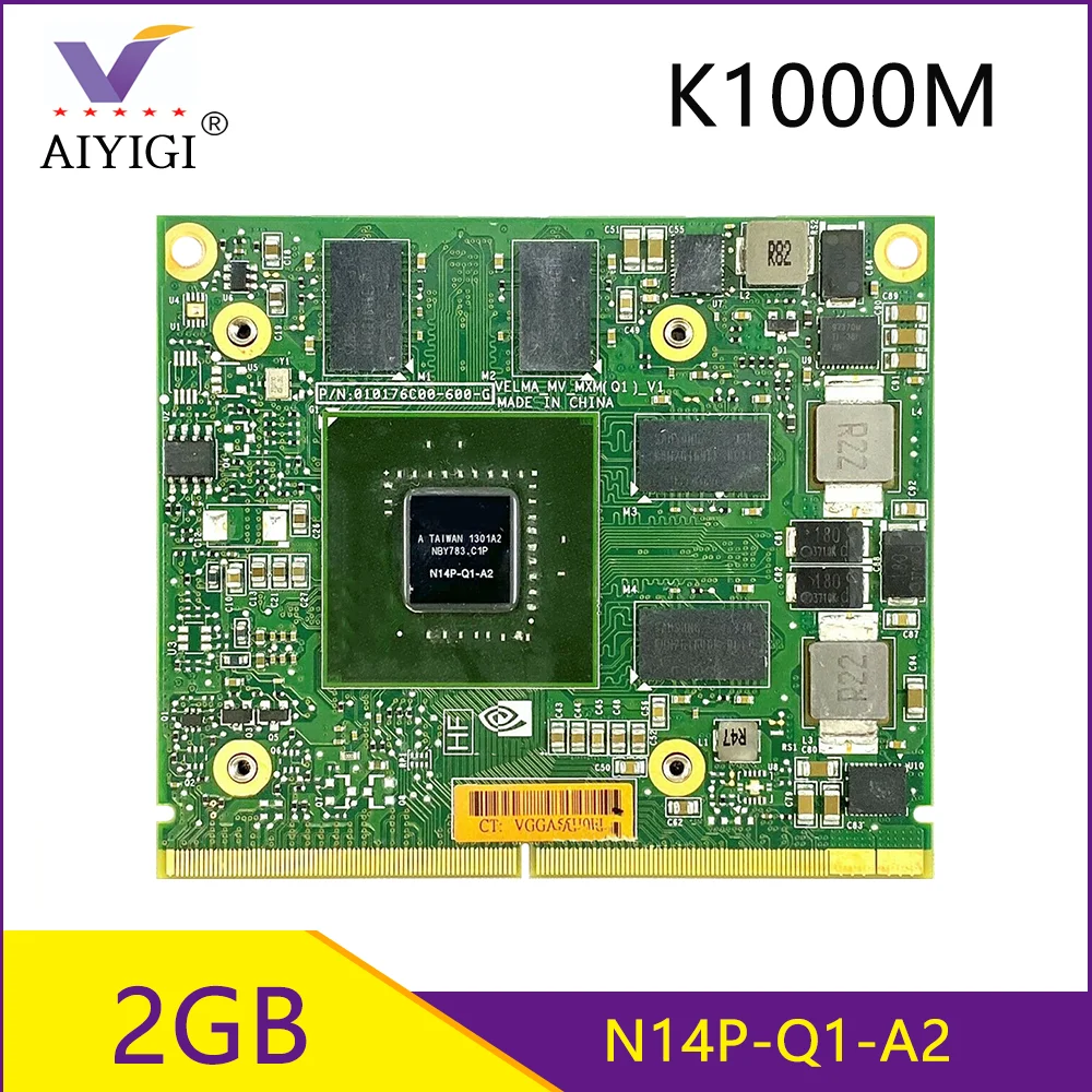Квадро K1000M K1000 GDDR3 2 Гб Видео Графика карты с X кронштейн N14P Q1 A2 для HP 8560W 8570W 8770W Dell M4700