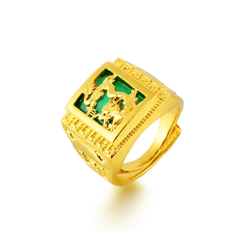 

14K Yellow Gold Ring for Men Natural Obsidian Bizuteria Gemstone Bijoux Femme Bague Diamant Joyas Gold Jewelry Rings for Males