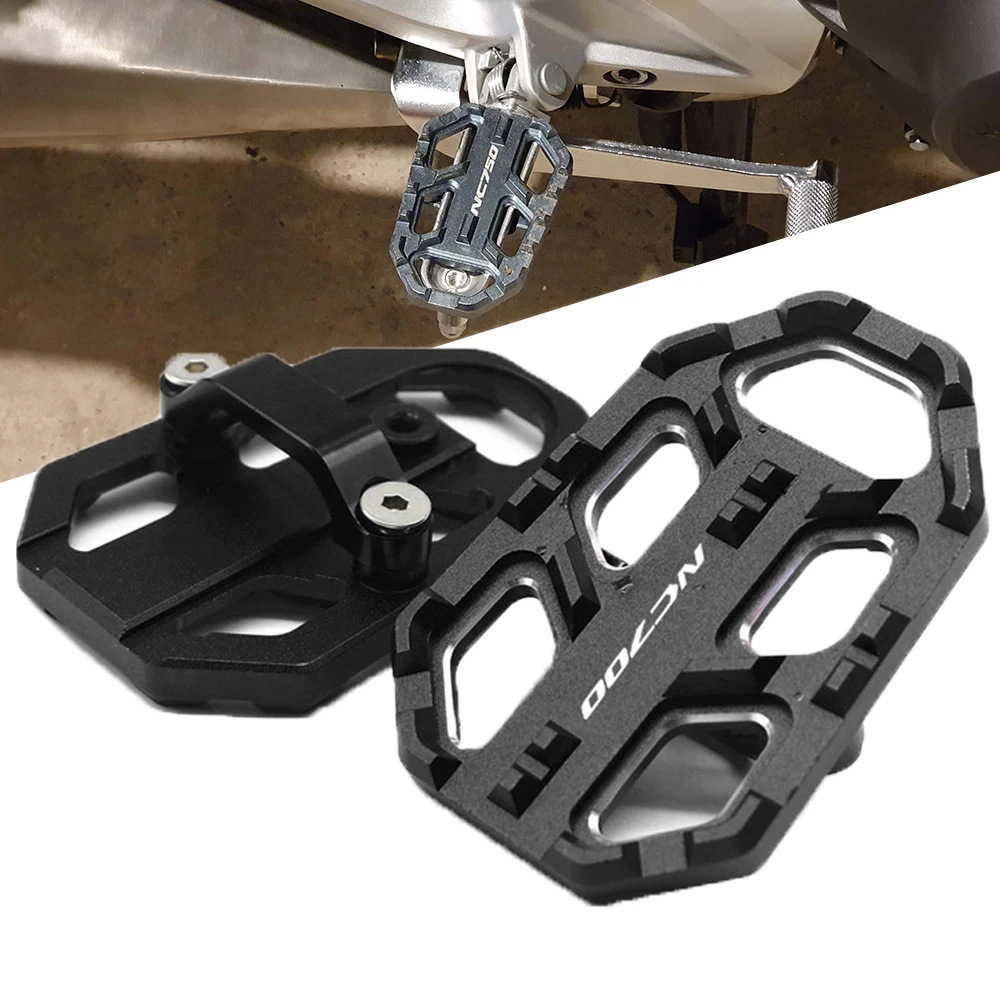 

REALZION мотоциклетные широкие подножки для ног, подножки, педальные подножки для HONDA NC700X NX700S 2012-2014 NC750X NC750S 2014-2018