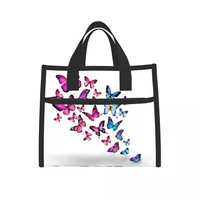butterfly lunch bag keep warm shopping bag large capacity unisex