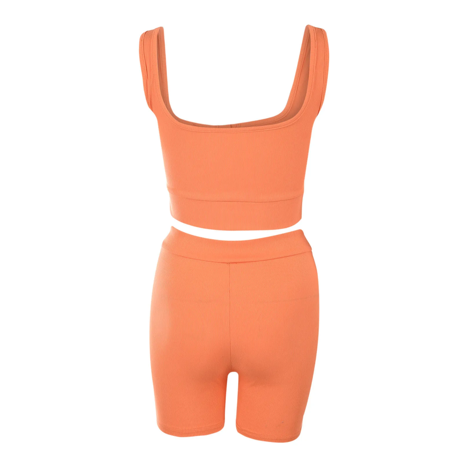 

Seamless Sports Sets Fitness Sports Set Sexy Crop Top High Waist Shorts 2pcs Running Sportswear Workout Clothes Sports Suits New