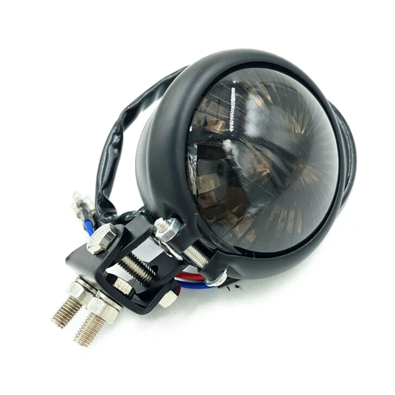 

Мотоциклетный красный светодиодный регулируемый стоп-сигнал для Кафе Racer T21E, стоп-сигнал, задний фонарь для мотоцикла, 12 В