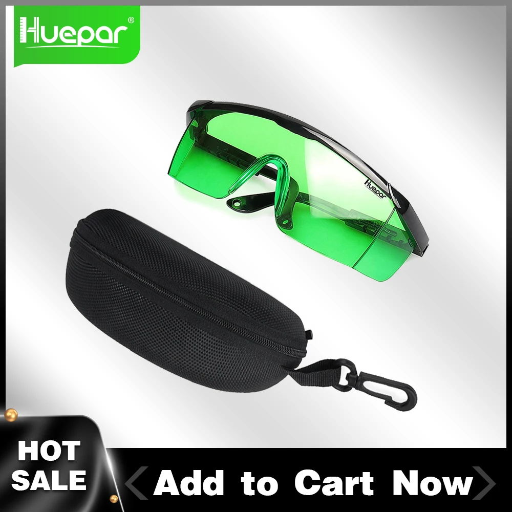 Лазерные защитные очки Huepar с зеленым лазером для косметологических инструментов