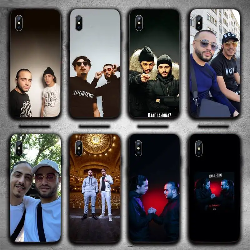 

Djadja & Dinaz French rapper Phone Case For iphone 12 11 13 7 8 6 s plus x xs xr pro max mini