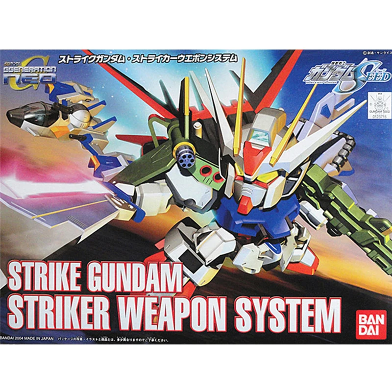 Оригинальный Bandai SD BB 259 идеальный удар полным оборудованием пустой Gundam сборки