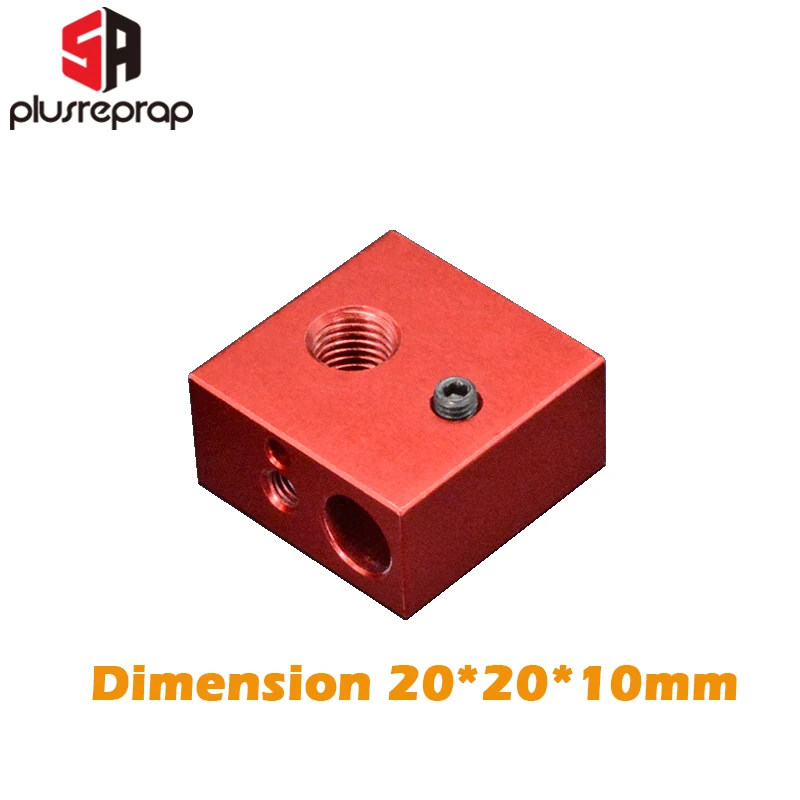 CR-10S Pro латунная насадка горловой нагревательный блок для 3D принтера Hotend 1 75 мм