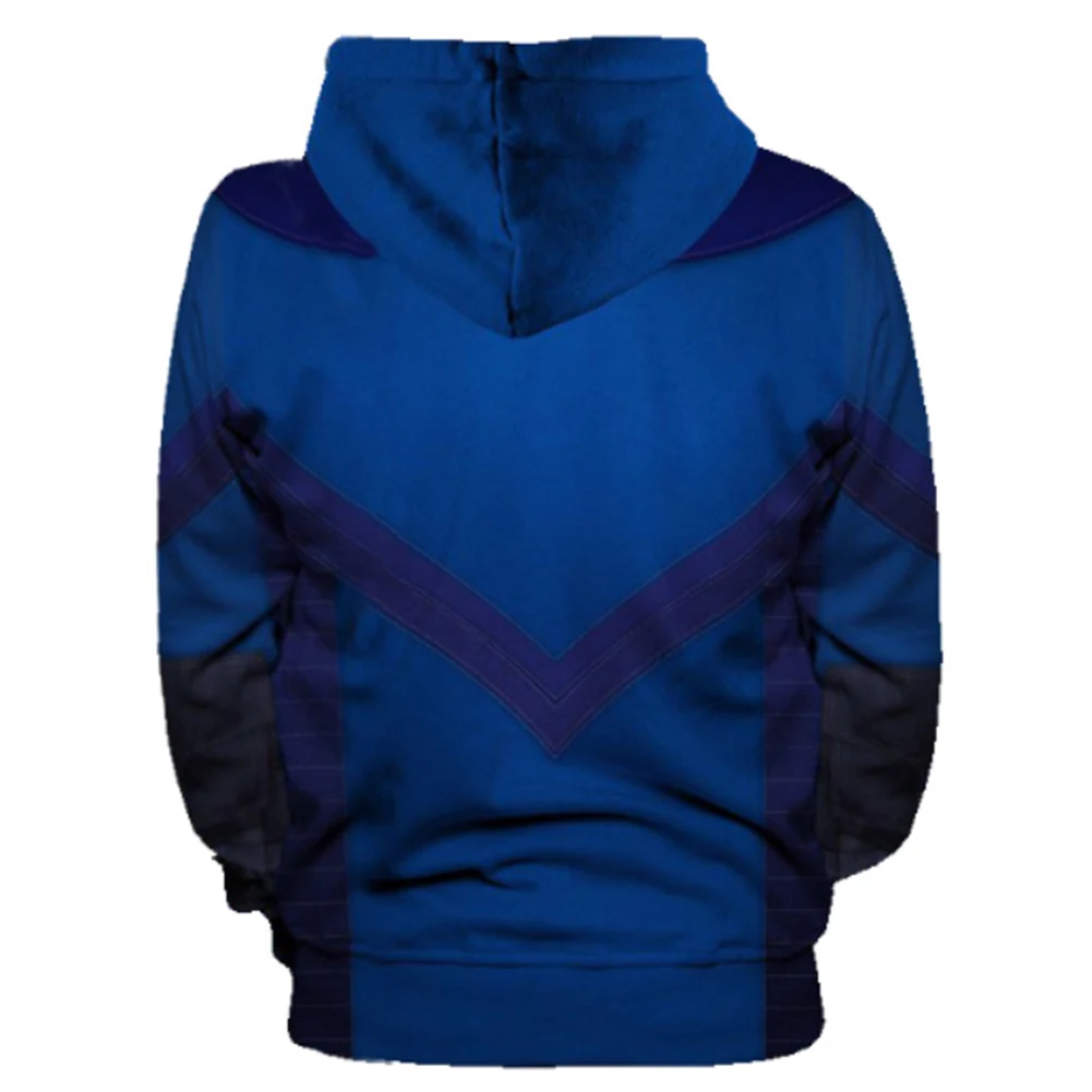 Фантастическая четверка супергерой Косплэй Толстовка 3D печати с капюшоном Кофты