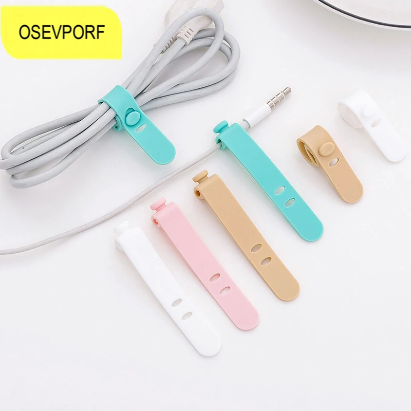 

4 шт гарнитур сматывания шнура универсальный кабель для передачи данных для хранения Организатор силиконовый Мобильный телефон устройство...