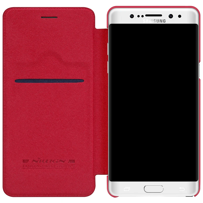 Чехол Nillkin для Samsung Galaxy Note FE Fan Edition чехол Qin PU откидной задняя крышка|leather case|case cover360