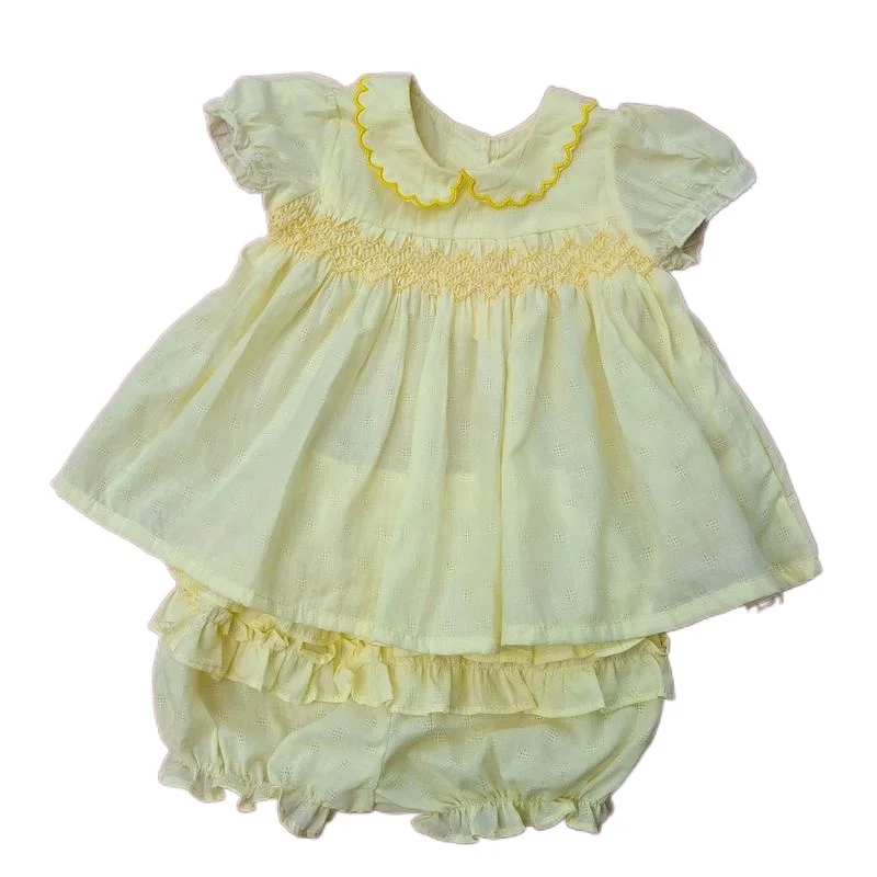 Летнее Детское платье в новом стиле милое винтажное классическое с тонкой