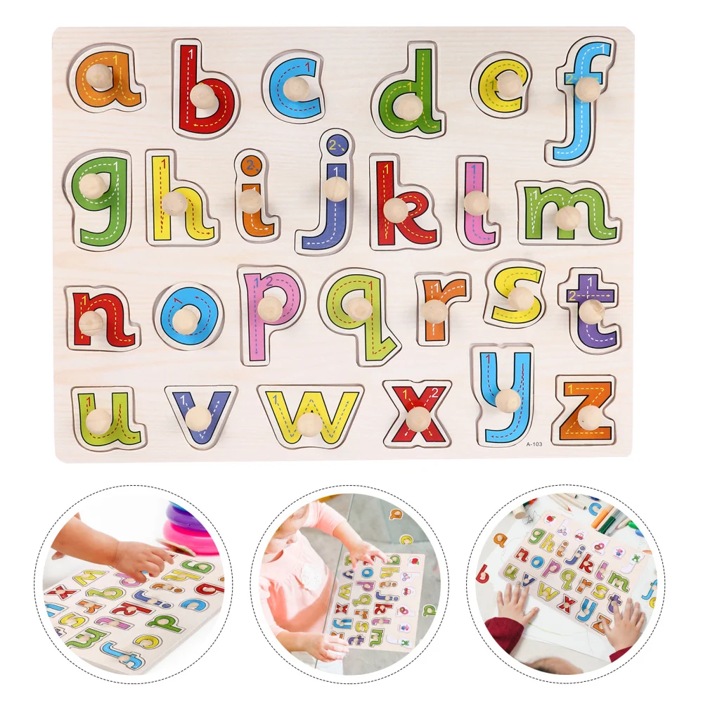 

1 Set Wooden Jigsaw Letters Jigsaw Puzzle Kids Puzzle Educational