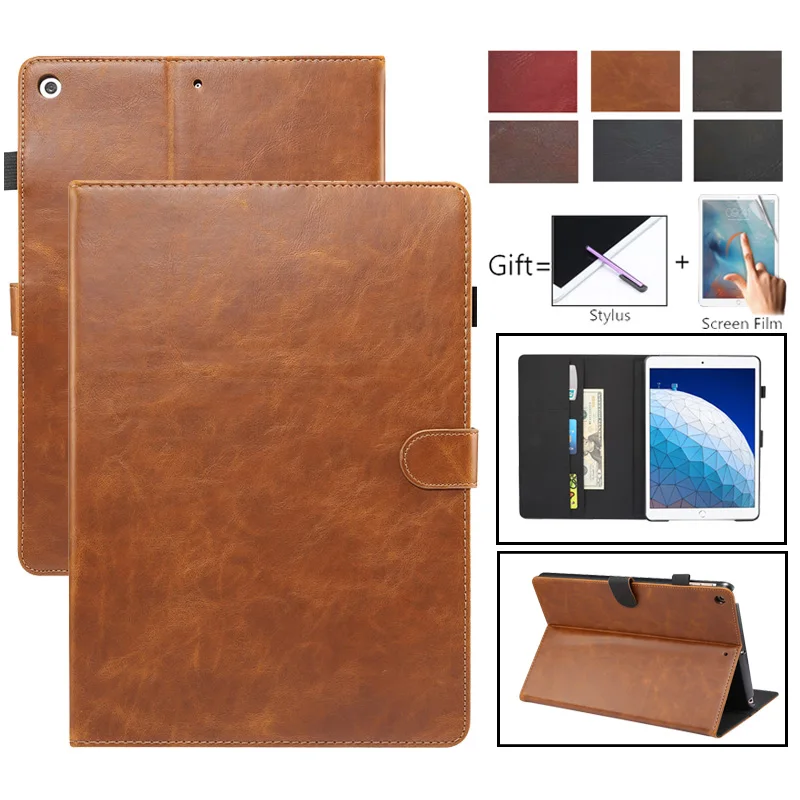 

Luxury Case For Apple iPad 10.2 2019 7 7th Generation A2197 A2200 A2198 A2232 Cover Funda Tablet PU Leather Smart Stand Capa
