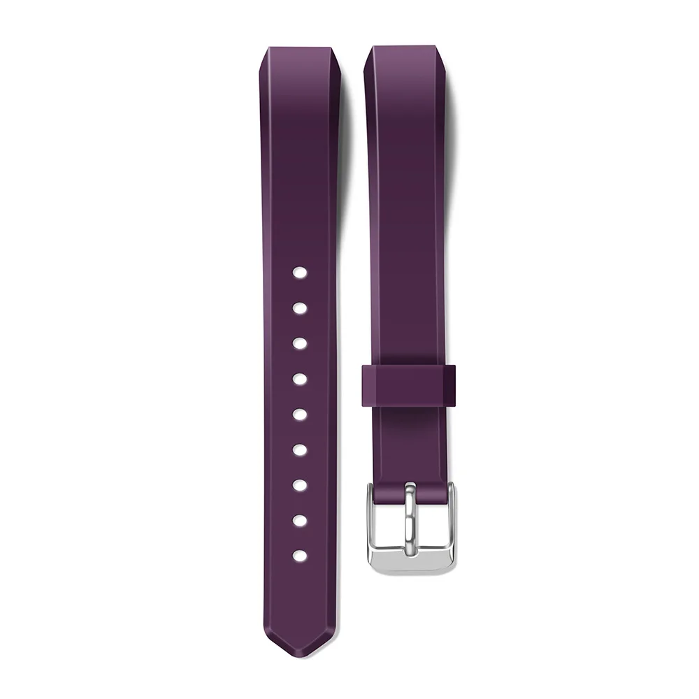 Гладкий силиконовый ремешок для часов Fitbit Alta сменный ремешок для часов Fitbit Alta HR Браслет спортивный ремешок Блестящий Браслет