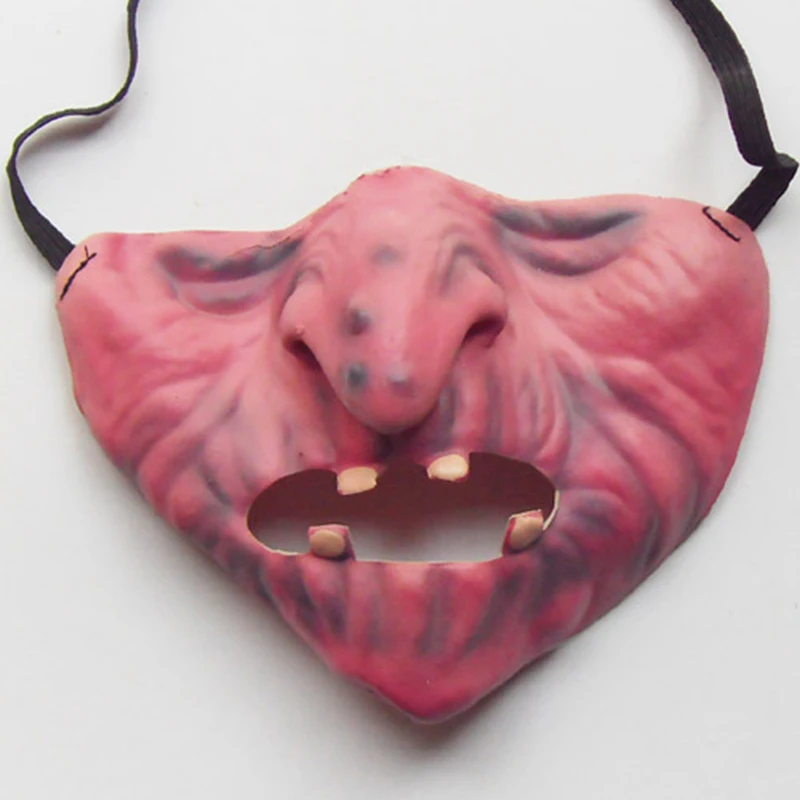 Латексная полумаска клоуна реквизит для косплея Юмористическая эластичная