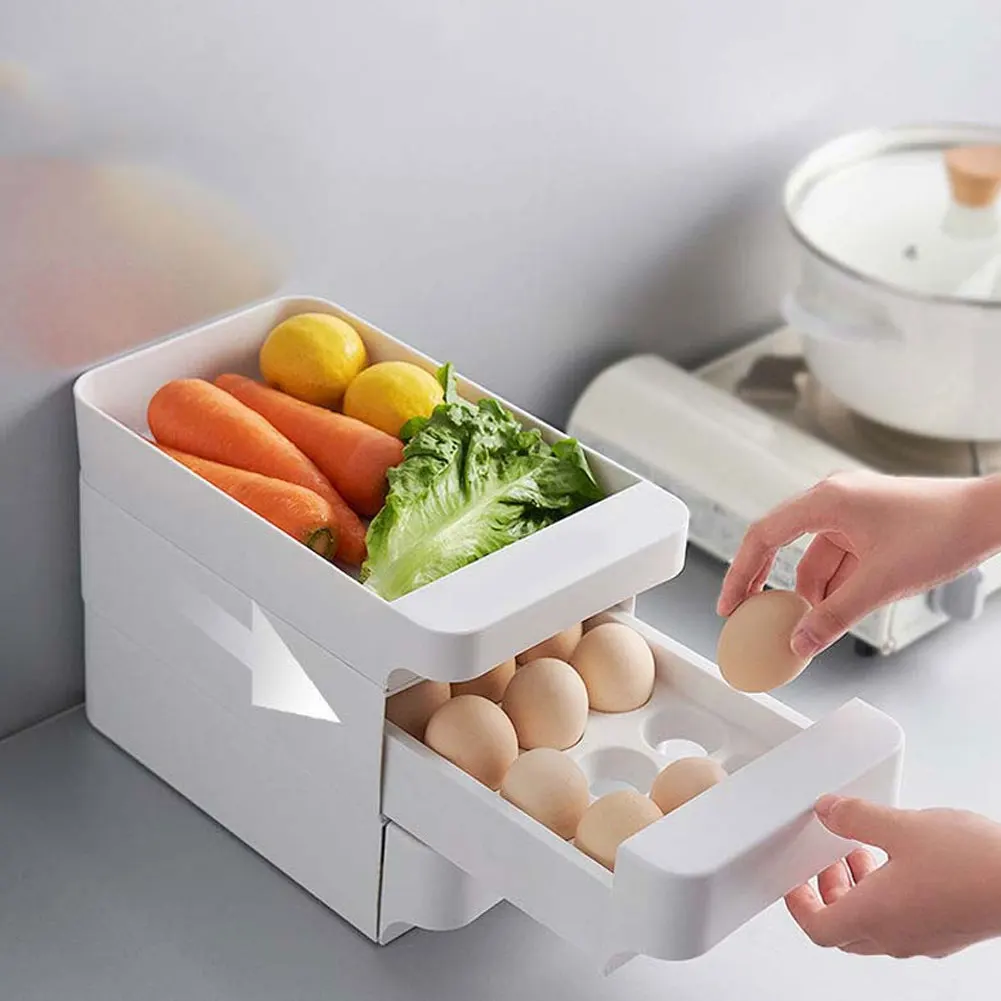 

Органайзер для продуктов, коробка для хранения яиц, холодильник, коробка для сохранения свежести, кухонные принадлежности, ящик для фруктов...
