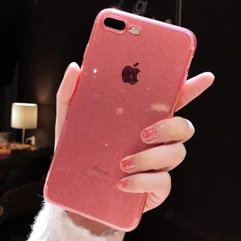 YOACHEY блестящий чехол для телефона iPhone X XS Max XR 7 8 6 6S Plus мягкий силиконовый из ТПУ