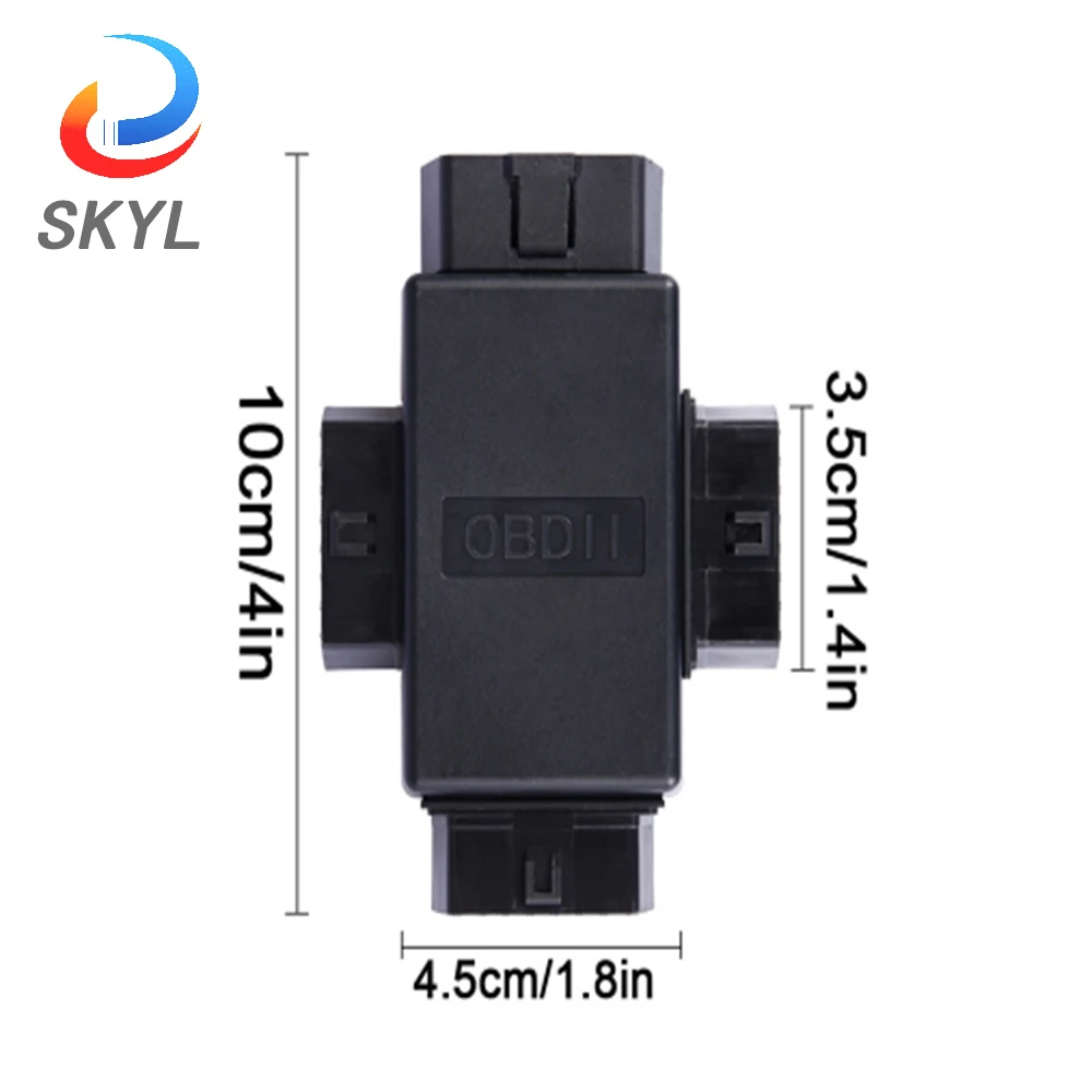 

OBD2 OBDII Full 16 Pin Male to 3 Female 1 to 3 OBD Cable OBD Splitter Converter Adapter for OBD Car Diagnostic Extender Tool