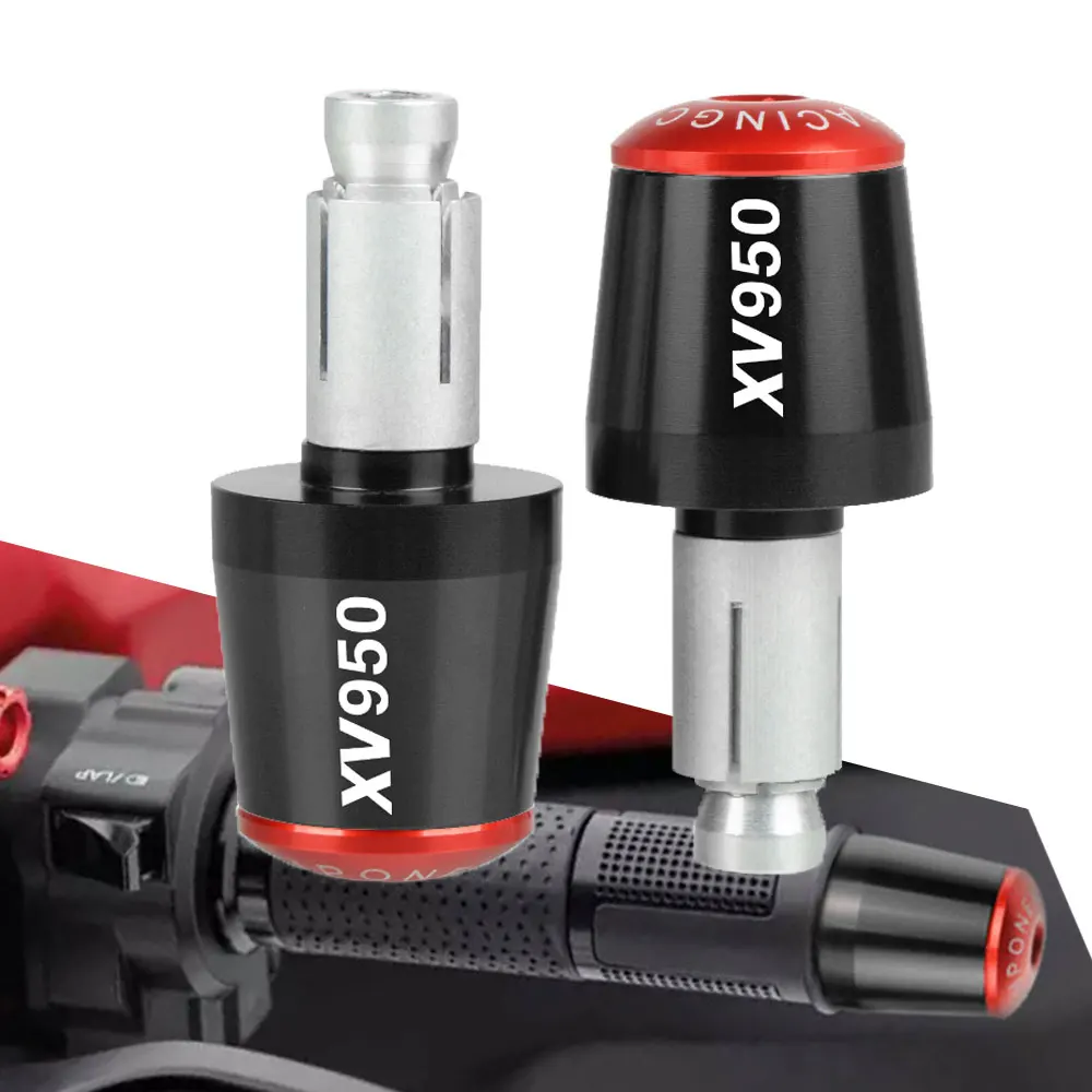 

FOR YAMAHA XV950 RACER 2016 2017 2018 Motorcycle 7/8'' 22MM Handlebar End Moto Grip Ends Plus Handle Bar Grips Ends Tips Caps