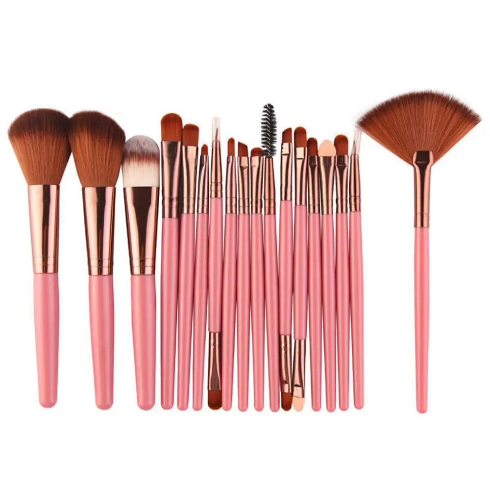 

18 pcs Makeup Brush Set Professional Cosmetic Powder Eye Shadow Powder Foundation Beauty Cosmetic Makeup Brushes for Women