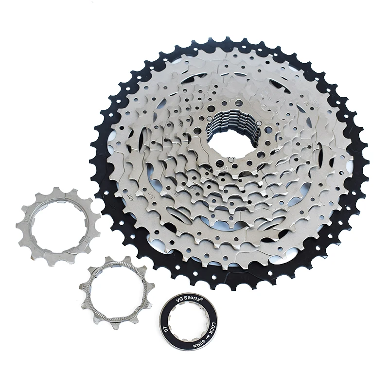 11-46t 10 скоростная кассета велосипедная обгонная муфта Звездочка cdg VG 10S MTB набор звездочек со встроенной трещоткой для горного велосипеда 46T Сверхлегкий 593g высокого качества