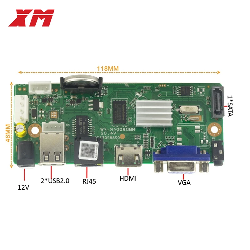 Оригинальная камера видеонаблюдения H.265 9 каналов 5 Мп NVR поддержка ONVIF