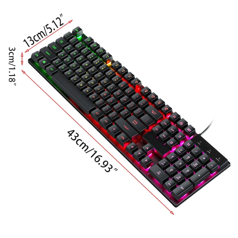 

F19E PC Gamer 104 Key Tea Green Black Red Switch Ergonomic Linear Alternate Action Sh