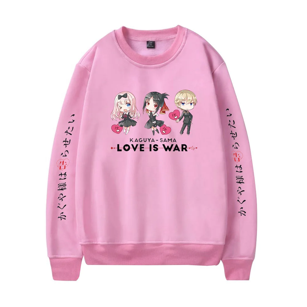 

2021 New Arrival Kaguya-sama: Love Is War Sweatshirts Men Women Casual Print Pullover Fashion Harajuku Tracksui Pullover Clothes