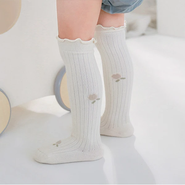 

Милые мягкие носки, хлопковые тонкие дышащие летние детские носки с оборками для малышей, детские носки XIN-Shipping