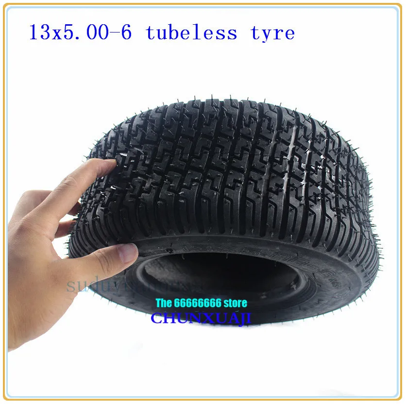 13-inch tubeless tires 13X5.00-6 vacuum tire for Electric scooter wheel mower ATV beach car Go-kart tyres | Автомобили и