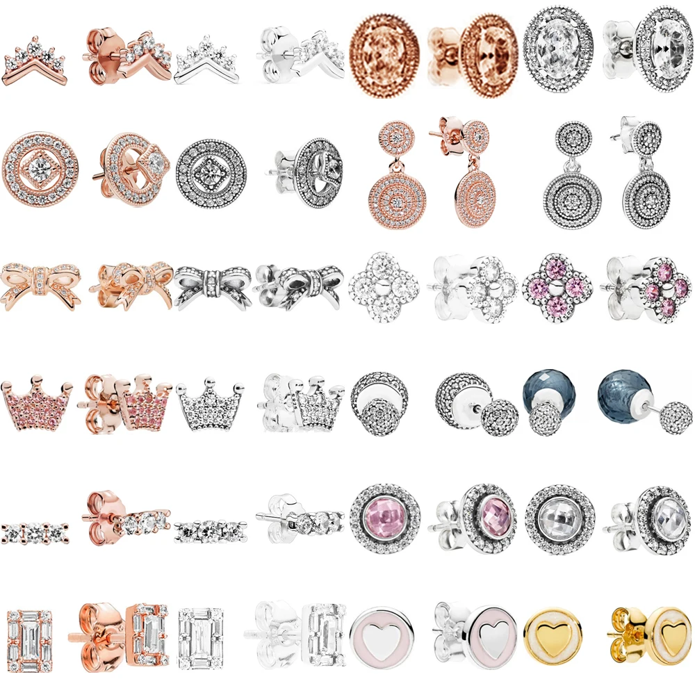 CIBO 100% Стерлинговое Серебро 925 пробы оригинальный логотип кубический цирконий