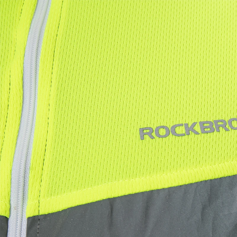 Светоотражающая велосипедная куртка ROCKBROS мужская ветрозащитная дышащая