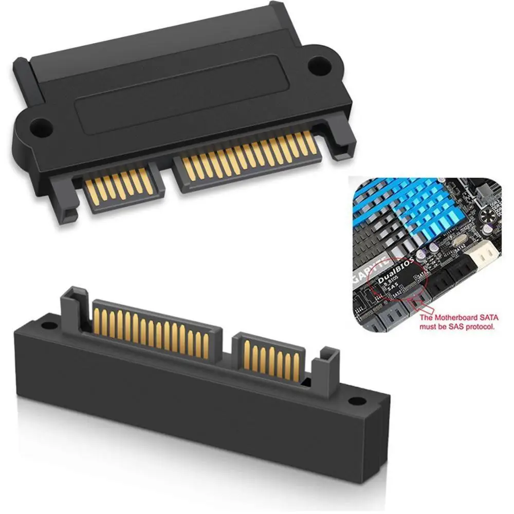 Профессиональный SFF-8482 SAS/SATA 180 градусов конвертер жесткого диска адаптер карт A8G8 |