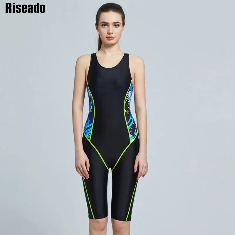 Riseado, спортивный Цельный купальник,, тренировочная одежда для плавания, для женщин, конкурентная одежда для плавания, для мальчиков, для плавания, костюмы для женщин - Цвет: A0103