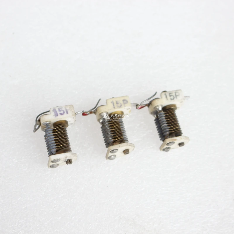 

Second Hand Disassemble the Silver-plated Copper 15PF Air Adjustable Variable Capacitor