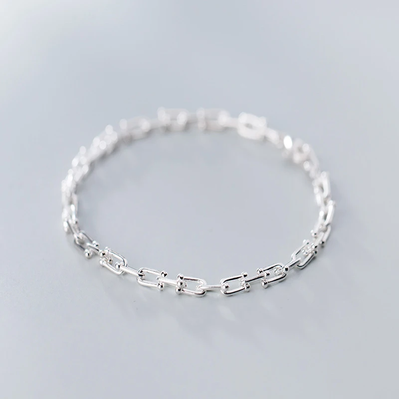 Modian простой геометрический браслет цепочка для женщин Модный натуральный из