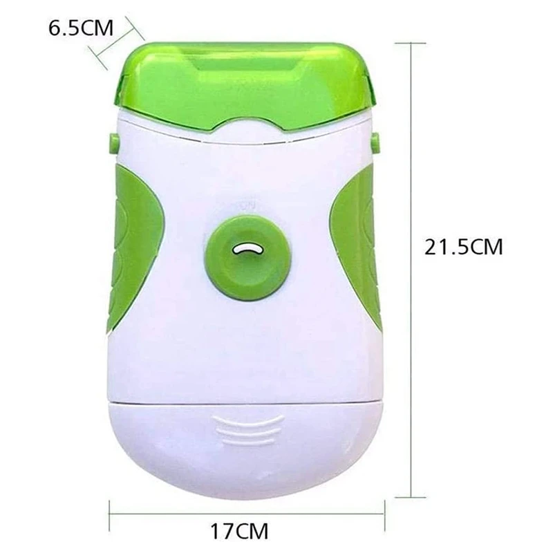 

2 in 1 Electric Nail Trimmer with Light Portable Safe and Fast Nail Clippers Children's Manicure and Pedicure Tool