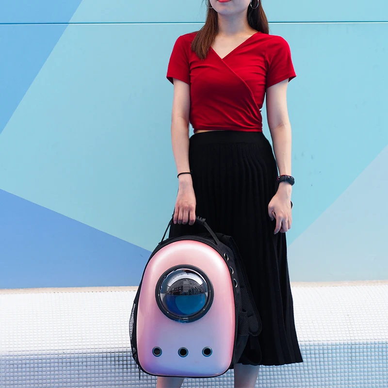 Дешевая транспортная безопасная воздушная переноска для питомцев рюкзак собак