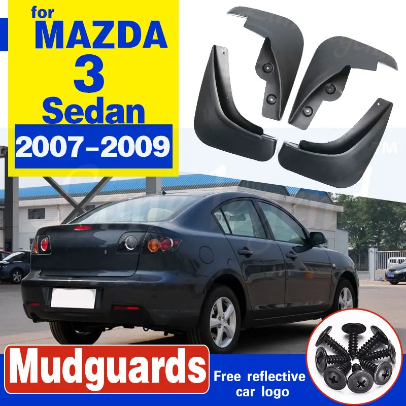Для 2007 2008 2009 Mazda 3 i Sedan After facelift брызговики брызговик крыло брызговиков передние и