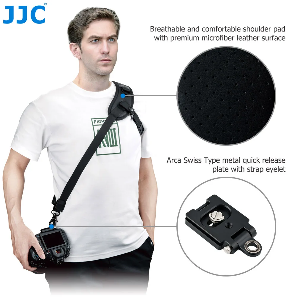 JJC NS-PRO1M быстросъемный ремень для SLRS и беззеркальной камеры s для Nikon D5200/Canon EOS 80D, 200D/Yi цифровой камеры
